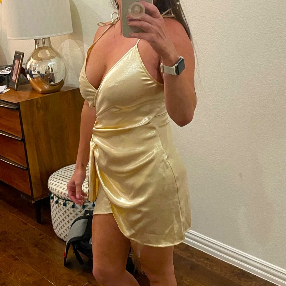 Gold Superdown Dress